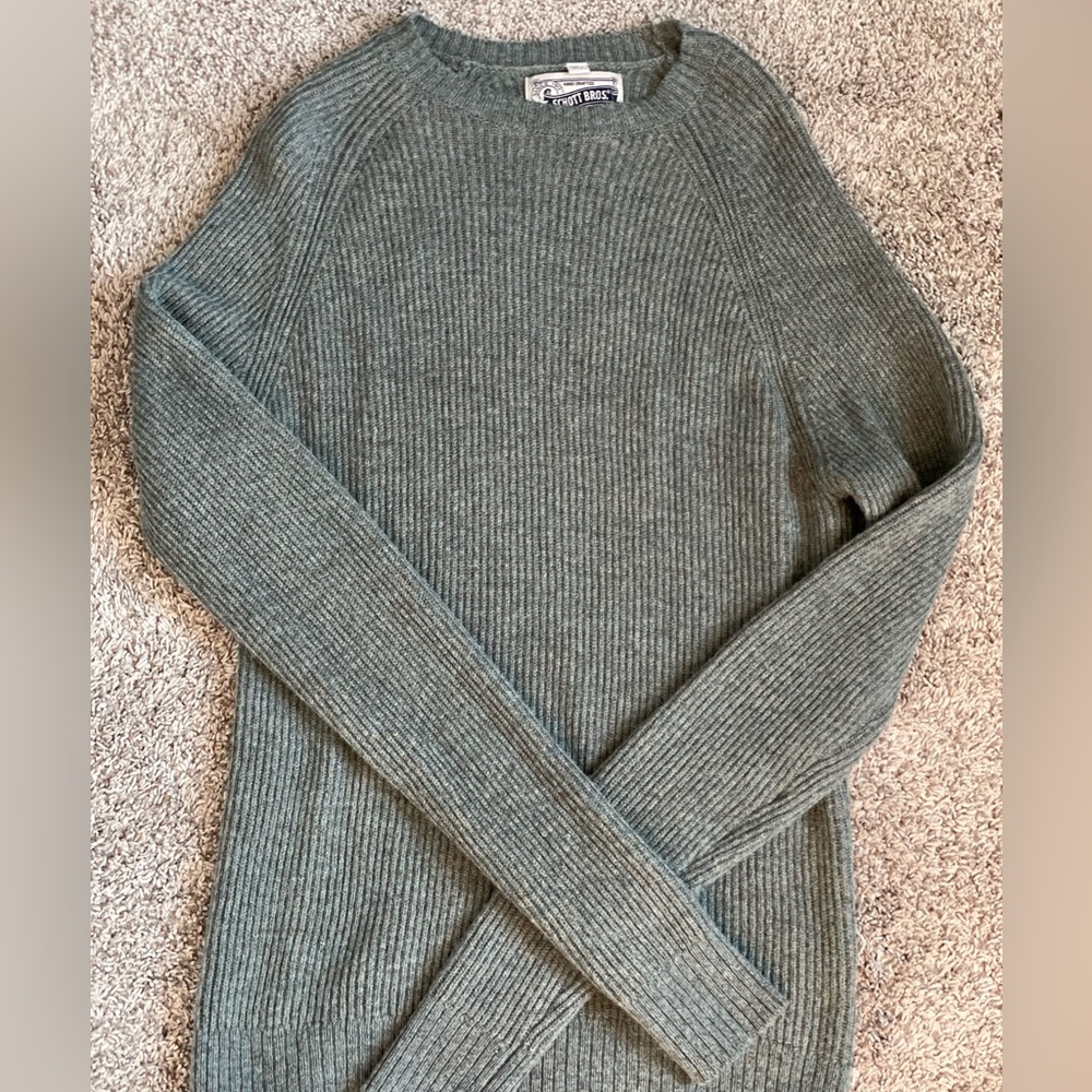 Schott brothers NYC wool sweater mint green NWOT